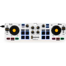 Hercules DJControl Control MIX Bluetooth Pour Smartphone et tablettes ( Andoid e 2 canais Preto, Branco, Amarelo