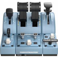 Thrustmaster TCA Quadrant Add-On Airbus Edition Preto, Azul Simulador de voo PC