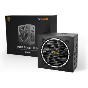 be quiet! Pure Power 12 M fonte de alimentação 850 W 20+4 pin ATX ATX Preto