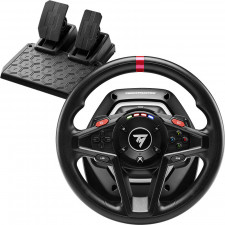 Thrustmaster T128 Preto USB Volante + Pedais Analógico PC, Xbox, Xbox One