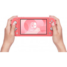 Nintendo Switch Lite consola de jogos portáteis 14 cm (5.5") 32 GB Ecrã táctil Wi-Fi Coral