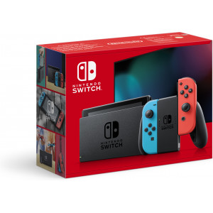 Nintendo Switch consola de jogos portáteis 15,8 cm (6.2") 32 GB Ecrã táctil Wi-Fi Azul, Cinzento, Vermelho