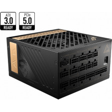 MSI MEG AI1300P PCIE5 fonte de alimentação 1300 W 24-pin ATX ATX Preto