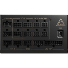 MSI MEG AI1300P PCIE5 fonte de alimentação 1300 W 24-pin ATX ATX Preto