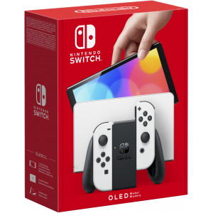 Nintendo Switch OLED consola de jogos portáteis 17,8 cm (7") 64 GB Ecrã táctil Wi-Fi Branco