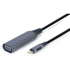 Cablexpert A-USB3C-VGA-01 adaptador de cabo de vídeo 0,15 m USB Type-C VGA (D-Sub) Cinzento