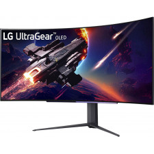 LG 45GR95QE-B monitor de ecrã 113 cm (44.5") 3440 x 1440 pixels Wide Quad HD OLED Preto
