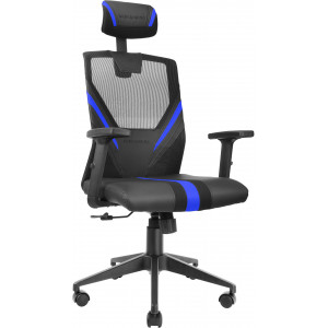 Mars Gaming MGC-ERGO Cadeira de jogos universal Assento acolchoado Preto, Azul