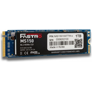 FASTRO MS150-100TTS disco SSD M.2 1 TB PCI Express 3.0 3D TLC NAND NVMe