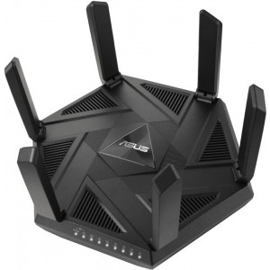 ASUS RT-AXE7800 router sem fios Tri-band (2.4 GHz   5 GHz   6 GHz) Preto