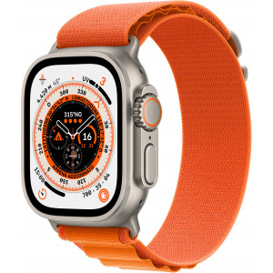 Apple Watch Ultra OLED 49 mm Digital 410 x 502 pixels Ecrã táctil 4G Metálico Wi-Fi GPS