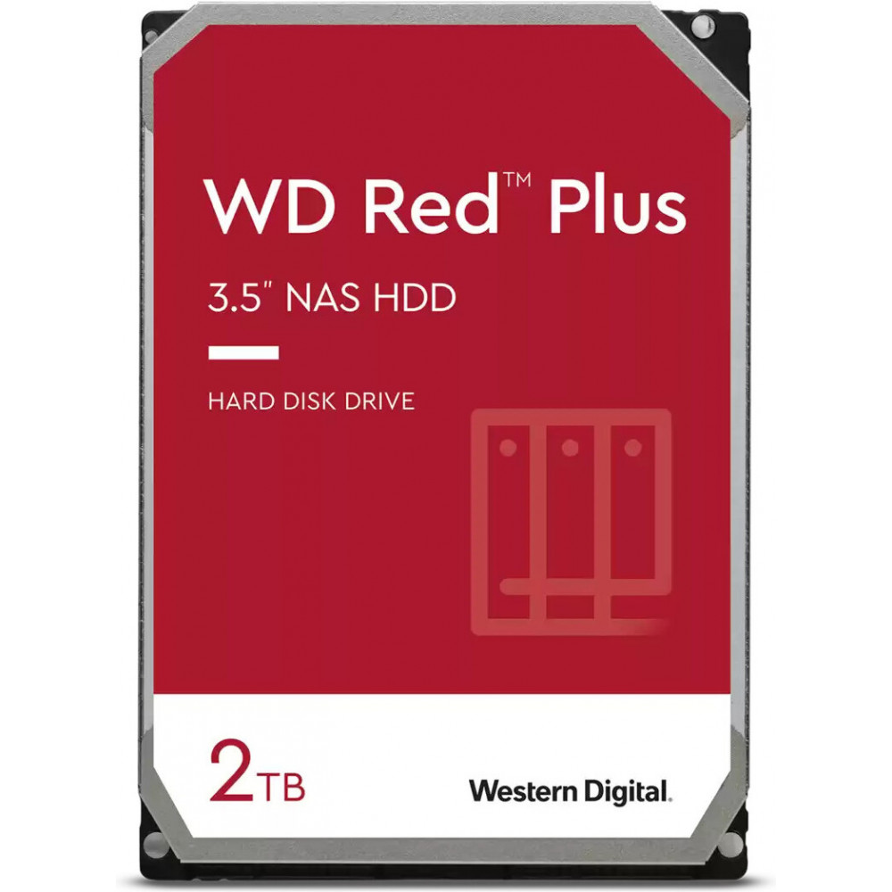 Western Digital Red Plus WD20EFPX unidade de disco rígido 3.5" 2 TB SATA Western Digital Red Plus WD20EFPX unidade de disco rígido 3.5" 2 TB SATA