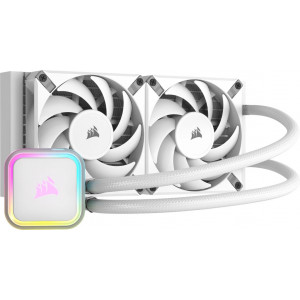 Corsair H100I Elite Processador Kit de arrefecimento líquido 12 cm Branco