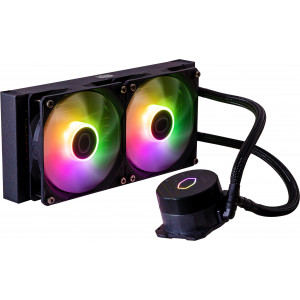 Cooler Master MasterLiquid 240L Core ARGB Processador Kit de arrefecimento líquido 12 cm Preto