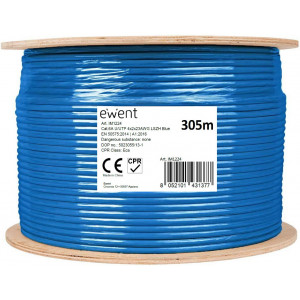 Ewent IM1224 cabo de rede Azul 305 m Cat6a U UTP (UTP)