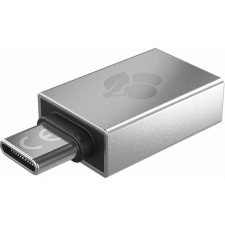 CHERRY 61710036 adaptador para cabos USB-A USB-C Prateado