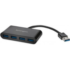 Kensington UH4000 Concentrador USB 3.0 de 4 portas — Preto