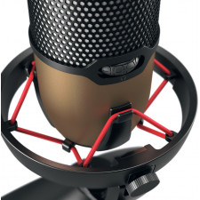 CHERRY UM 9.0 PRO RGB Preto, Cor do cobre Microfone de mesa