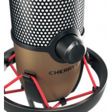 CHERRY UM 9.0 PRO RGB Preto, Cor do cobre Microfone de mesa