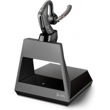 POLY Voyager 5200 Auscultadores Sem fios Gancho de orelha Car Home office Bluetooth Suporte de carregamento Preto