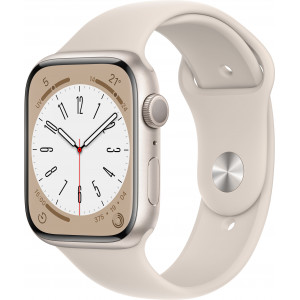 Apple Watch Series 8 OLED 41 mm Digital 352 x 430 pixels Ecrã táctil Bege Wi-Fi GPS