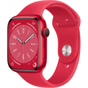 Apple Watch Series 8 OLED 45 mm Digital 396 x 484 pixels Ecrã táctil 4G Vermelho Wi-Fi GPS