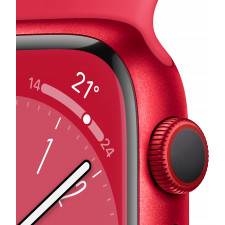 Apple Watch Series 8 OLED 45 mm Digital 396 x 484 pixels Ecrã táctil 4G Vermelho Wi-Fi GPS