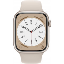 Apple Watch Series 8 OLED 45 mm Digital 396 x 484 pixels Ecrã táctil Bege Wi-Fi GPS