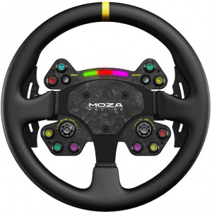 MOZA RS025 controlador de jogo Preto Volante PC