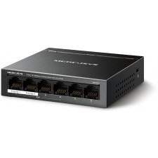 Mercusys MS106LP switch de rede Gerido Fast Ethernet (10 100) Power over Ethernet (PoE) Preto
