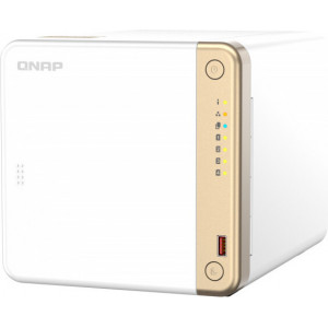 QNAP TS-462-4G servidor NAS e de armazenamento Tower Ethernet LAN Branco N4505