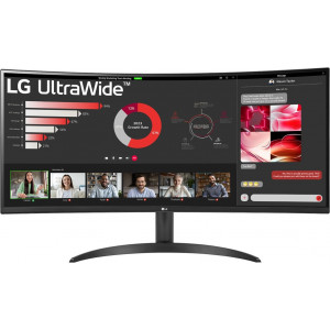 LG 34WR50QC-B.AEU monitor de ecrã 86,4 cm (34") 3440 x 1440 pixels UltraWide Quad HD LCD Preto