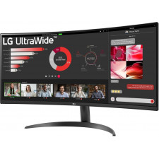 LG 34WR50QC-B.AEU monitor de ecrã 86,4 cm (34") 3440 x 1440 pixels UltraWide Quad HD LCD Preto