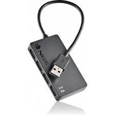 NGS IHUB4 TINY USB 2.0 480 Mbit s Preto