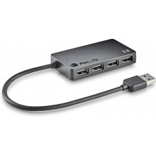 NGS IHUB4 TINY USB 2.0 480 Mbit s Preto