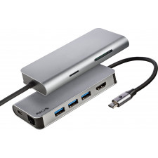 NGS WONDER DOCK 8 USB 2.0 Type-C Prateado