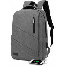 SUBBLIM City Backpack mala para portáteis 39,6 cm (15.6") Mochila Cinzento