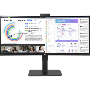 LG 34BQ77QC-B monitor de ecrã 86,4 cm (34") 3440 x 1440 pixels UltraWide Dual Quad HD LCD Preto