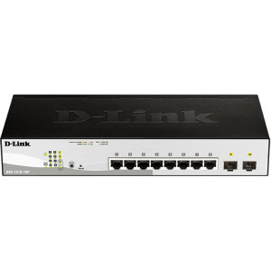 D-Link DGS-1210-10P switch de rede Gerido L2 Gigabit Ethernet (10 100 1000) Power over Ethernet (PoE) 1U Preto