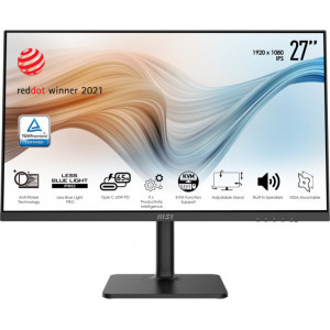 MSI Modern MD272PDE monitor de ecrã 68,6 cm (27") 1920 x 1080 pixels Full HD Preto