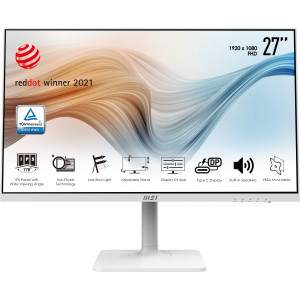 MSI Modern MD271PW monitor de ecrã 68,6 cm (27") 1920 x 1080 pixels Full HD LCD Branco