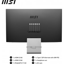 MSI Modern MD271UL monitor de ecrã 68,6 cm (27") 3840 x 2160 pixels 4K Ultra HD Cinzento