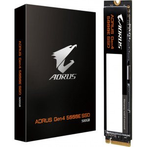 Gigabyte AORUS Gen4 5000E SSD 500GB M.2 PCI Express 4.0 3D TLC NAND NVMe