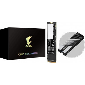 Gigabyte AORUS Gen4 7300 SSD 1TB M.2 PCI Express 4.0 3D TLC NAND NVMe