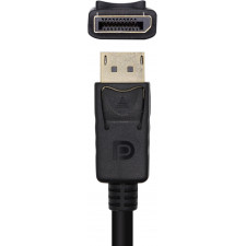 AISENS A125-0460 adaptador de cabo de vídeo 3 m DisplayPort HDMI Preto