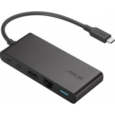 ASUS Dual 4K USB-C Dock Com fios USB 3.2 Gen 2 (3.1 Gen 2) Type-C Preto