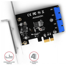 Axagon PCEU-034VL placa adaptador de interface Interno USB 3.2 Gen 1 (3.1 Gen 1)
