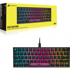 Corsair K65 RGB MINI teclado USB QWERTY Espanhol Preto