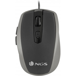 NGS Tick Silver rato Mão direita USB Type-A Ótico 1600 DPI