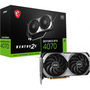 MSI GeForce RTX 4070 VENTUS 2X E 12G OC NVIDIA 12 GB GDDR6X